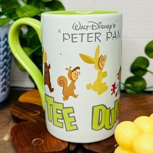 Disney Peter Pan Lost Boys Vintage Green Coffee Mug Cup